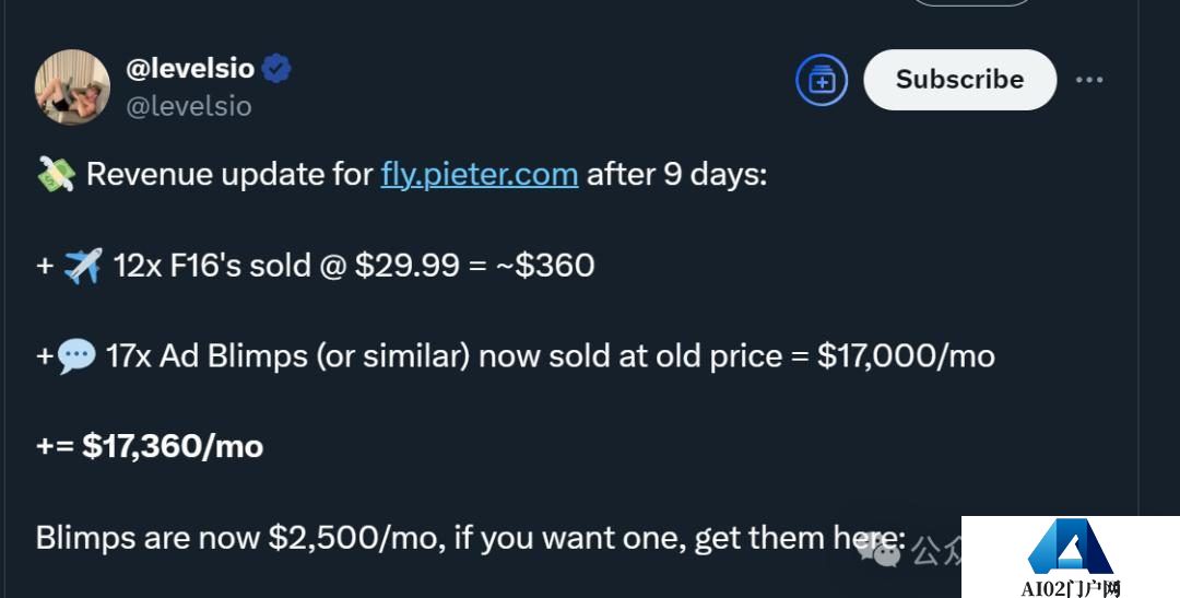 AI三小时做的小游戏,9天赚12万,马斯克:AI游戏前景无限 AI三小时做的小游戏,9天赚12万,马斯克:AI游戏前景无限