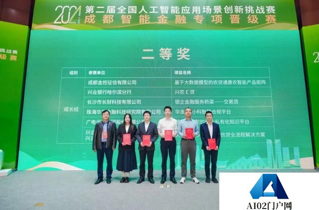 长财科技“交易贷”项目获全国人工智能应用场景创新挑战赛智能金融专项赛二等奖