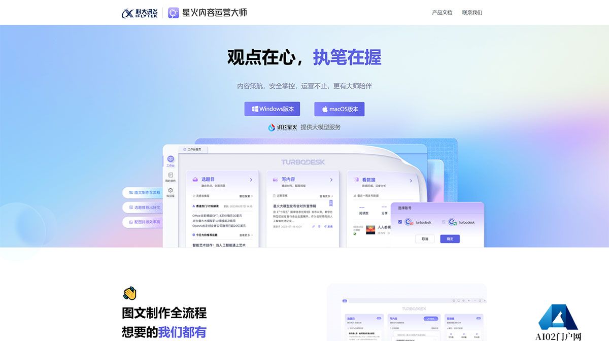 内容运营大师_人机协同高效创作发布_灵感秒变图文内容---turbodesk.jpg