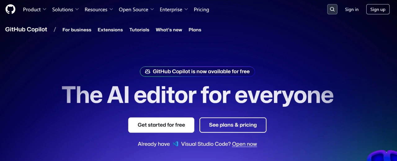 最新整理：20+最佳AI编程工具与AI编码助手-GitHub Copilot.webp