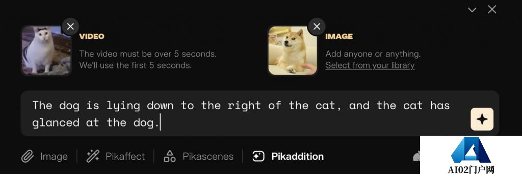 AI视频神器Pika，最近又推出了一个好玩的新功能：Pikaddition