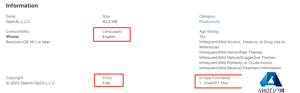 在手机上也能玩ChatGPT了！ChatGPT官方app登录美苹果商店