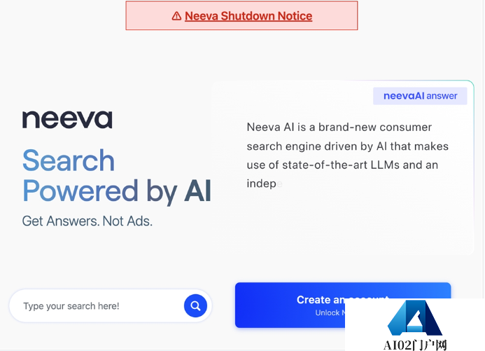 搜索引擎初创公司 Neeva 宣布关闭其搜索引擎 转向AI人工智能