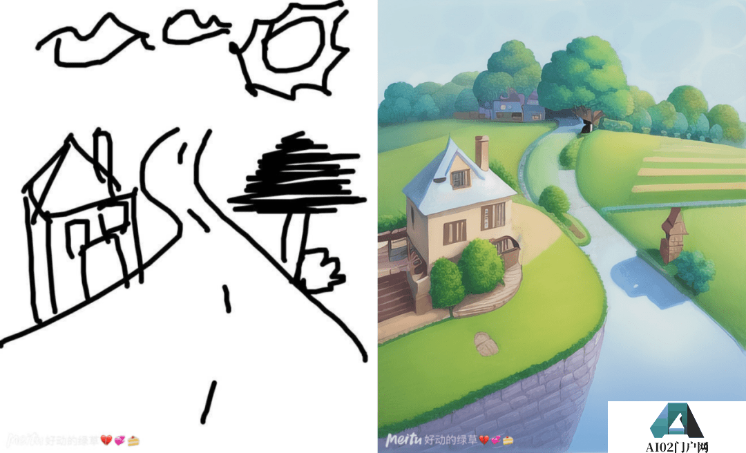 AI简笔画是什么？多家公司抢滩视觉AIGC，来看美图的